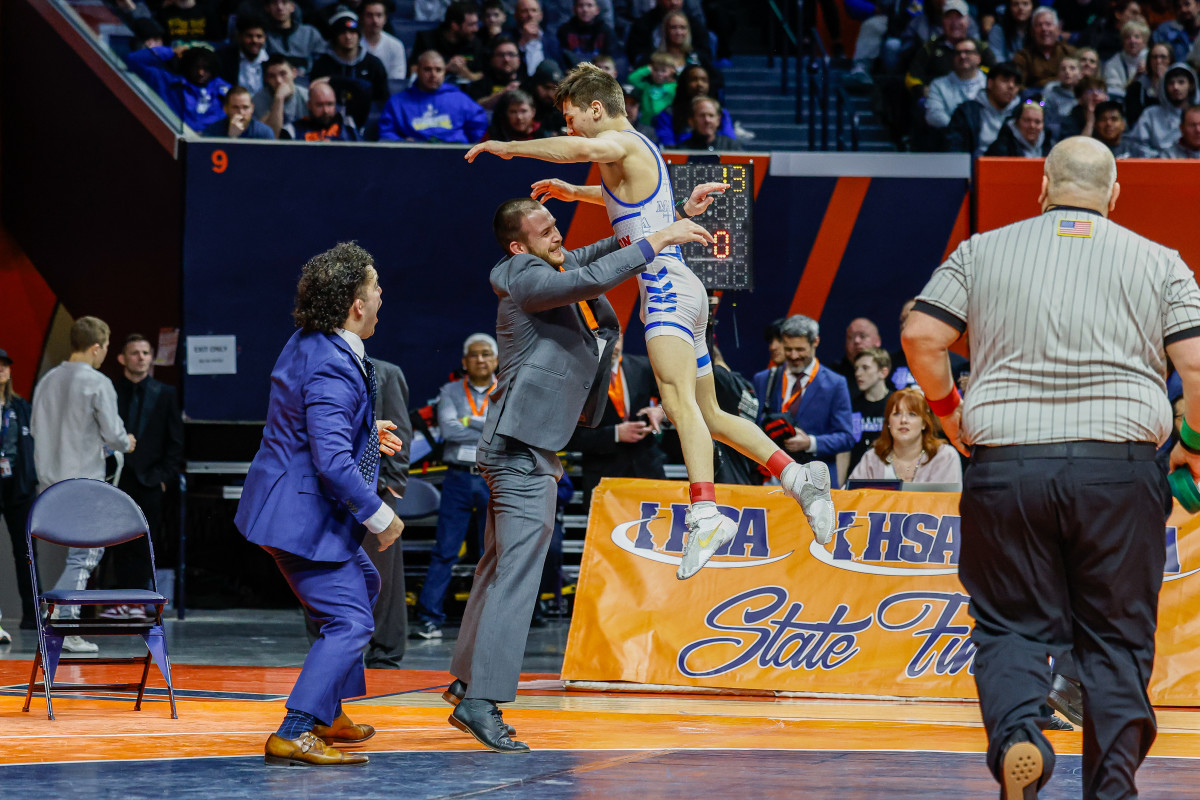 Illinois wrestling championships February 17 2024 Nate Latsch 25979